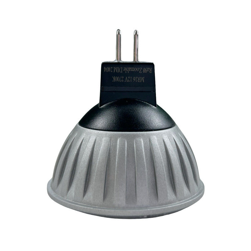 알루미늄 트리아크 디밍 줌 가능한 MR16 LED 전구 스포트라이트 12V 7.5W 3000K GU5.3 베이스