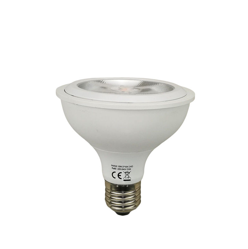1200lm 10w 24도 PAR30 주도의 전구 3000k 따뜻한 흰색