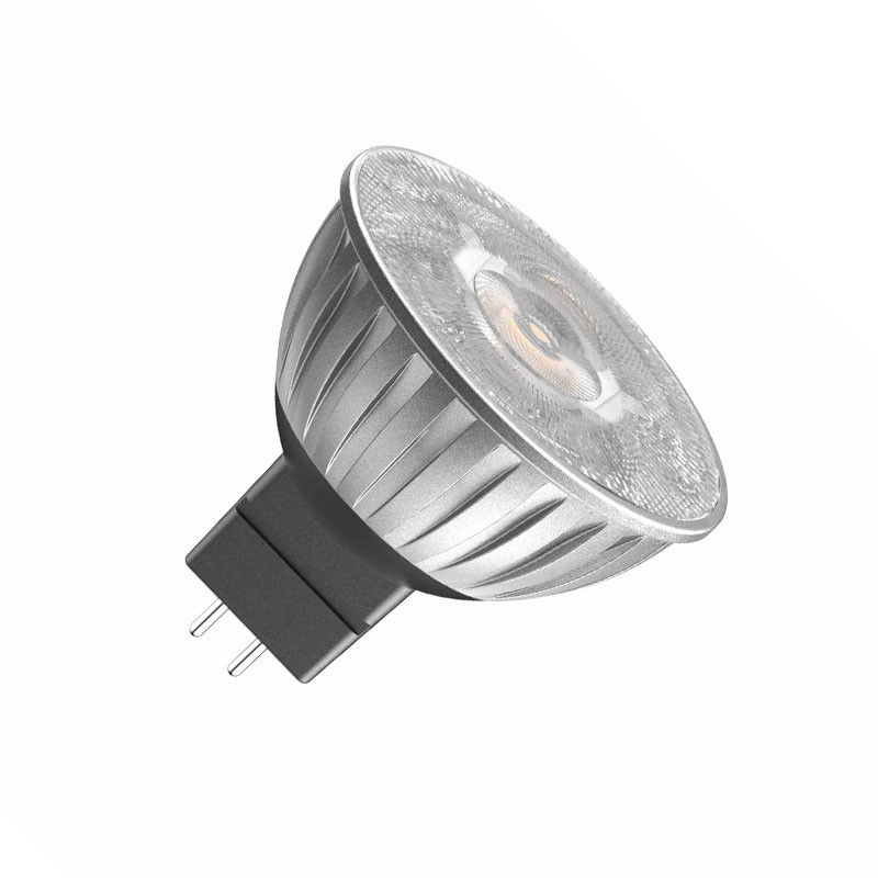 440 루멘 3000k Mr16 LED 디밍 할 수 있는 전구 10도 빔 각도 LED 스포트라이트 7W 12V
