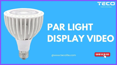 테코라이트의 고급 PAR 램프로 조명을 업그레이드하십시오. 높은 효율성과 깜빡임이 없습니다.