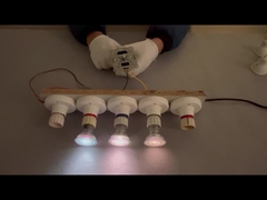 Ra90 GU10 램프 디밍 가능한 3000K 따뜻한 흰 5.5W GU10 에너지 절약 전구 38도