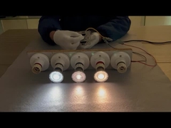 금속 GU10 LED 스포트라이트의 디밍 비디오