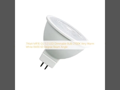 7Watt MR16 GU 5.3 LED Dimmable Bulb 2700K 매우 따뜻한 흰색 RA90 60도 빔 각